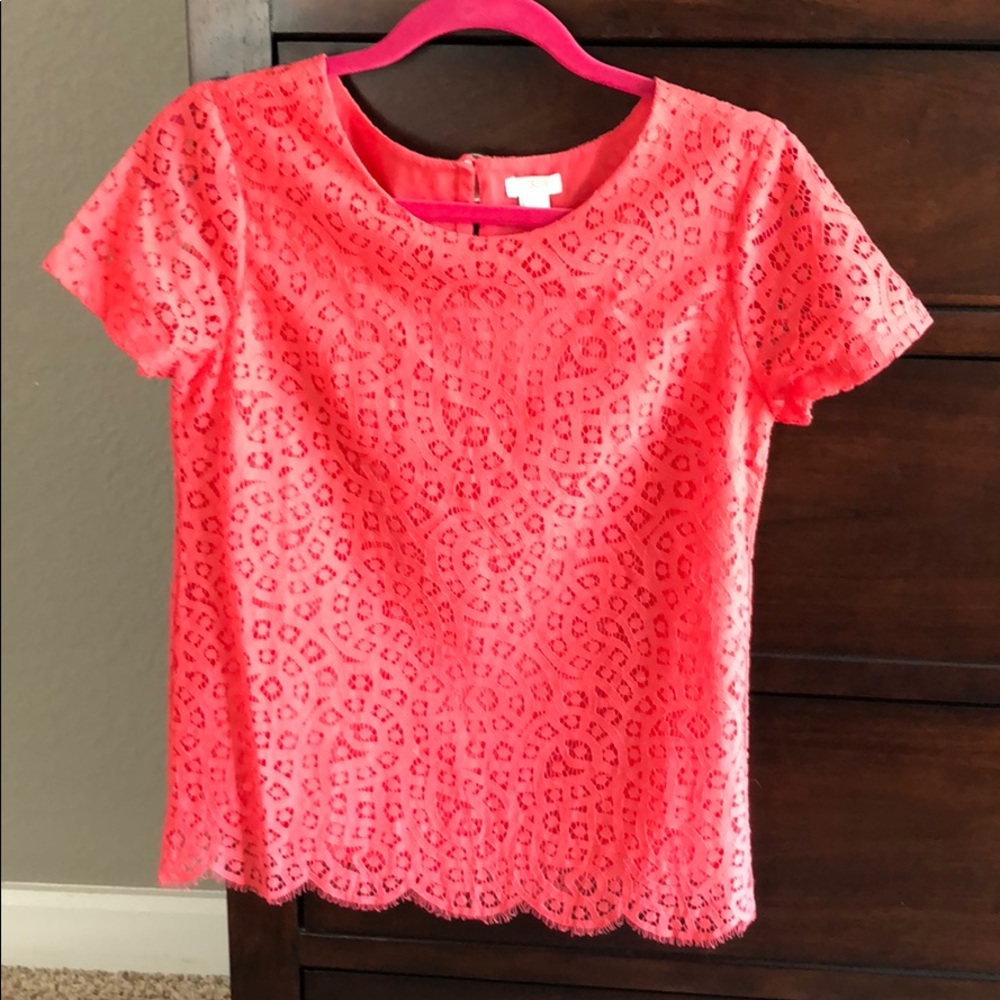 JCrew Factory Lace Blouse